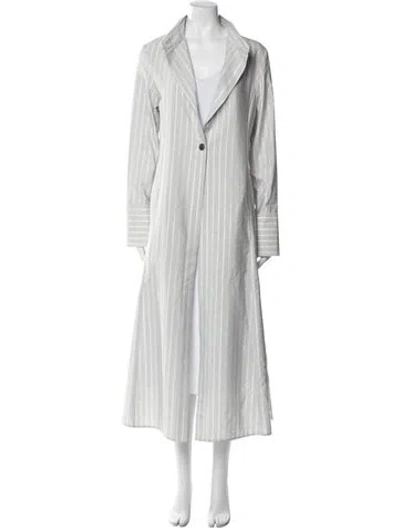Pre-owned We-ar4 Silk Striped Robe In Multi