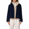 We-ar4 Split Jacket In Navy In Blue