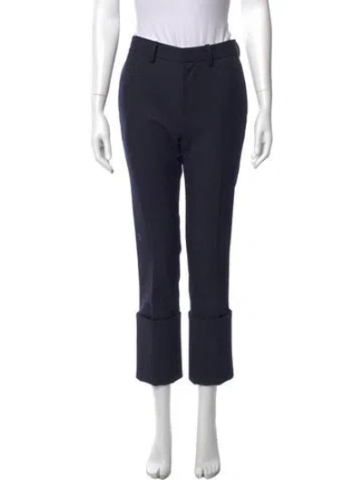 Pre-owned We-ar4 Straight Leg Pants In Blue