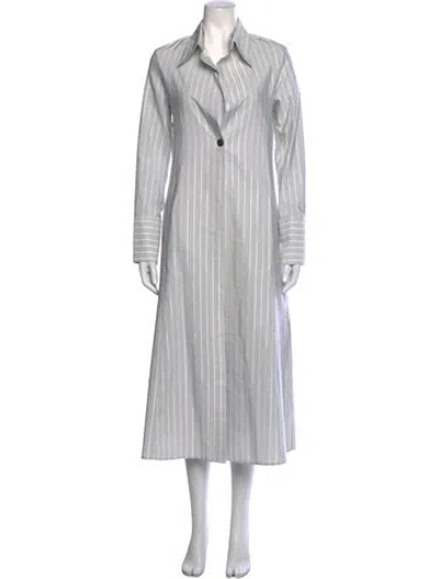 Pre-owned We-ar4 Striped Long Sleeve Top In Grey