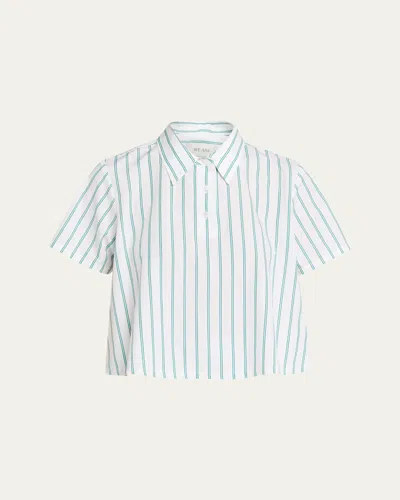 We-ar4 The Crew Shirt In White/green