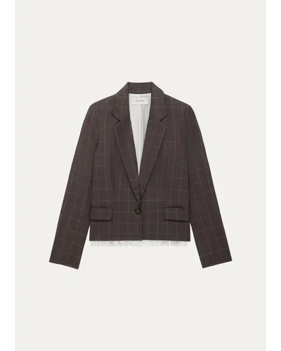 We-ar4 The Hutton Single-breasted Blazer In Black