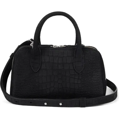 We-ar4 The Ivy 22 Leather Satchel In Black