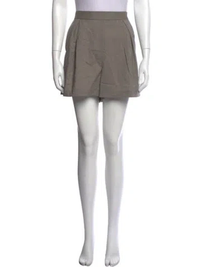 Pre-owned We-ar4 Virgin Wool Mini Shorts In Black