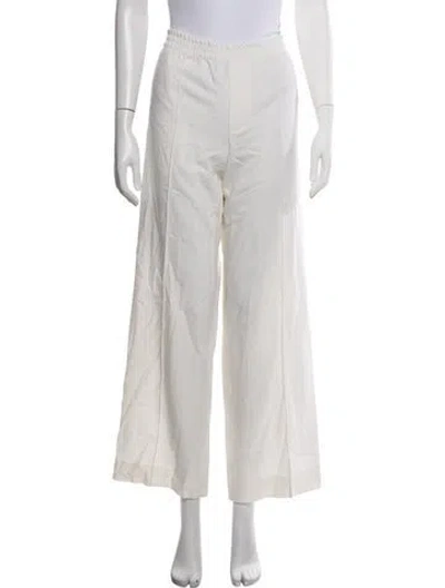 Pre-owned We-ar4 Virgin Wool Sweatpants In White