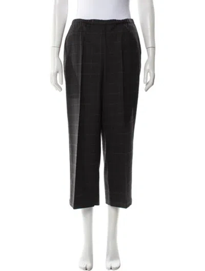Pre-owned We-ar4 Virgin Wool Wide Leg Pants In Gray