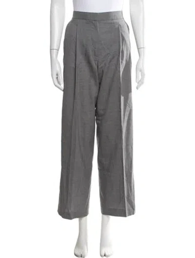 Pre-owned We-ar4 Virgin Wool Wide Leg Pants In Grey