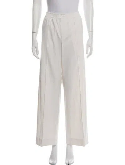 Pre-owned We-ar4 Virgin Wool Wide Leg Pants In Neutrals