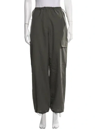 Pre-owned We-ar4 Wide Leg Pants In Green