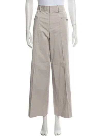 Pre-owned We-ar4 Wide Leg Pants In Neutrals