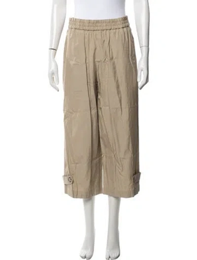 Pre-owned We-ar4 Wide Leg Pants In Neutrals