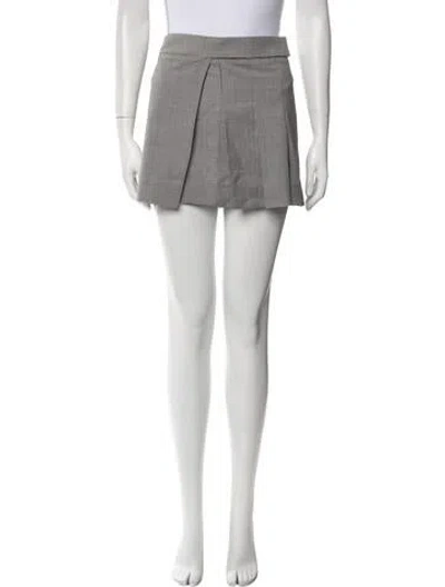 Pre-owned We-ar4 Wool Mini Skirt In Black