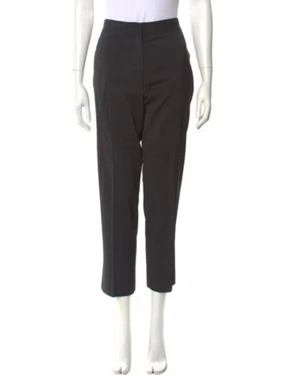 Pre-owned We-ar4 Wool Straight Leg Pants In Black