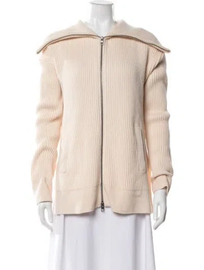 Pre-owned We-ar4 Wool Striped Jacket In Neutral