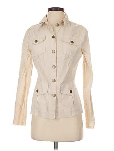 Pre-owned Wearables 3/4 Sleeve Blouse In Ivory