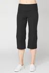 Wearables 4-pocket Fold Over Crop In Black