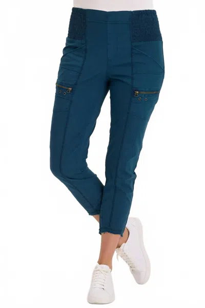 Wearables Acker Zipper Slim Crop In Abyss In Blue