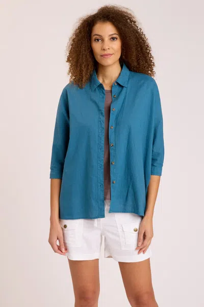 Wearables Ava Button-up In Blue