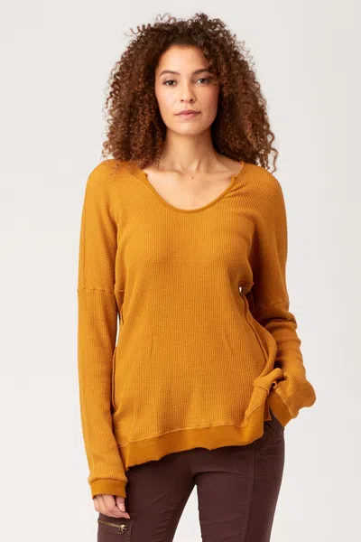 Wearables Avery Oversized Pullover In Yellow