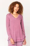 Wearables Burnout Clove Tunic In Burgundy
