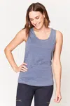 Wearables Burnout Tank In Blue