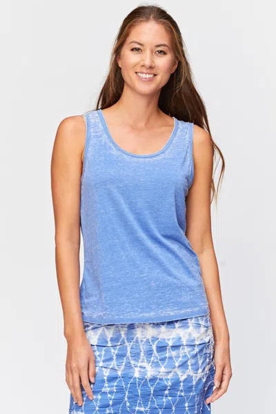 Wearables Burnout Tank In Blue