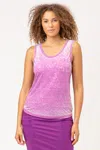 Wearables Burnout Tank In Pink