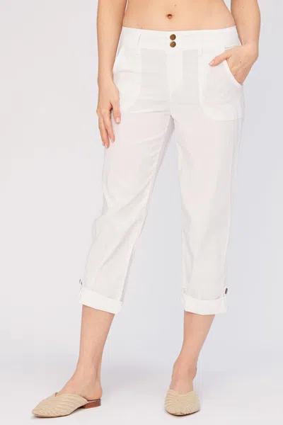 Wearables Cadence Crop In White