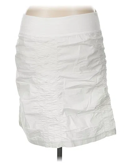 Pre-owned Wearables Casual Skirt In White