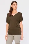 Wearables Dolman Tee In Green