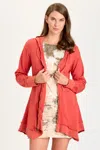Wearables Fleece Mercantile Jacket In Red
