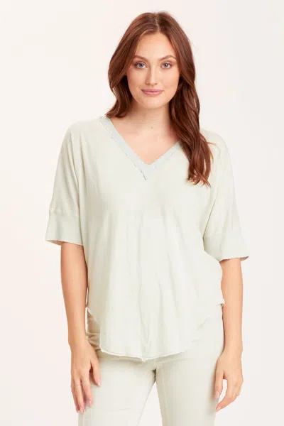 Wearables Gardiner Banded Sleeve Top 2.0 In Green