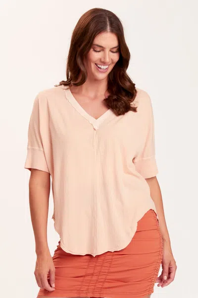 Wearables Gardiner Banded Sleeve Top 2.0 In Pink