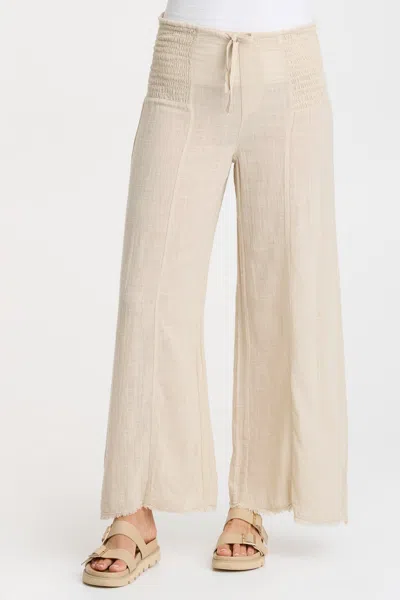 Wearables Gauze Kaj Wide Leg In Beige