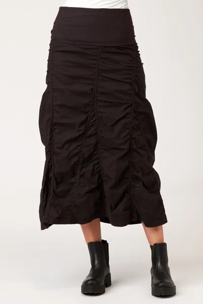 Wearables Gored Peasant Skirt In Black