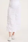 Wearables Gored Peasant Skirt In White