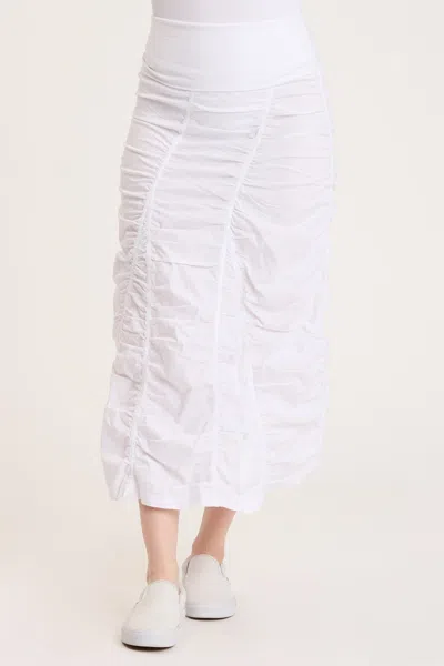 Wearables Gored Peasant Skirt In White