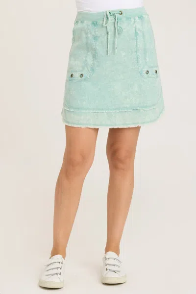 Wearables Hargen Tiered Skirt In Green