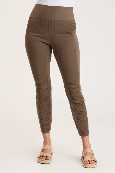 Wearables High Waist Penny Legging In Brown