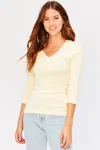 Wearables Ioda V-neck Tee In Yellow