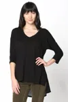 Wearables Isla High-low Top In Black