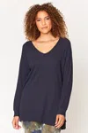 Wearables Jensen Oversized Pullover In Blue