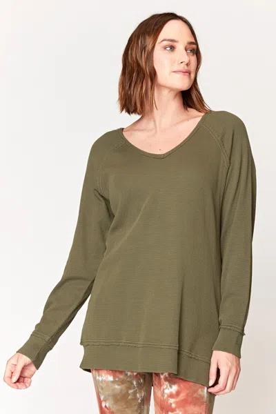 Wearables Jensen Oversized Pullover In Green