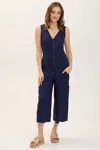 Wearables Linen Norris Jumpsuit In Blue