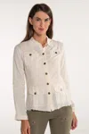 Wearables Linen Safari Jacket In Beige