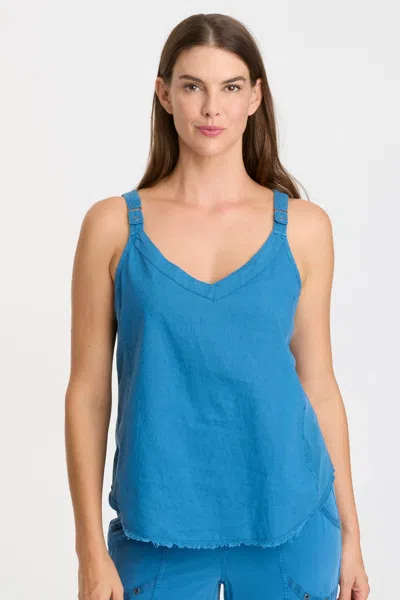 Wearables Linen Theroux Tank In Blue