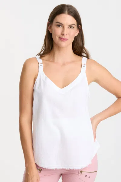 Wearables Linen Theroux Tank In White