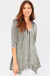 Wearables Mercantile Burnout Jacket In Green