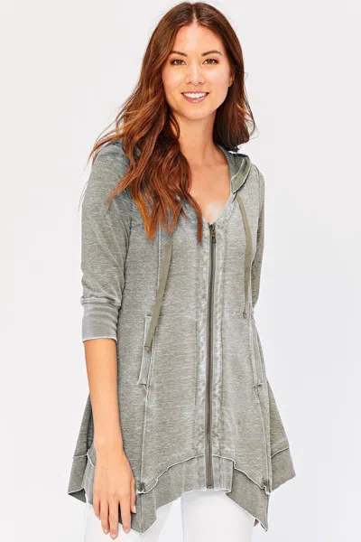 Wearables Mercantile Burnout Jacket In Green