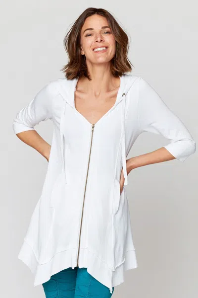 Wearables Mercantile Burnout Jacket In White